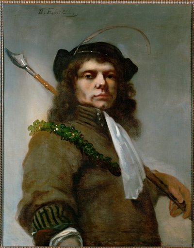 Self-portrait of Fabritius as Shepherd by Barent Fabritius