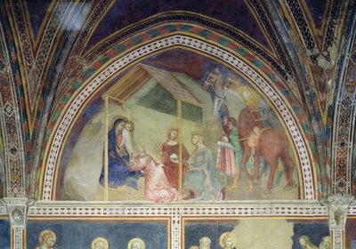 The Adoration of the Magi, from a Series of Scenes of the New Testament by Barna da Siena