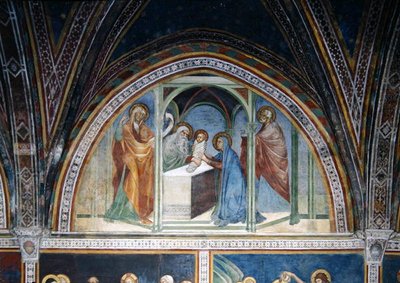 The Circumcision, from a Series of Scenes of the New Testament by Barna da Siena