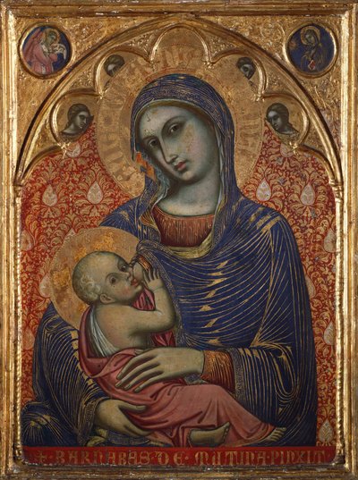 Madonna Breastfeeding Child by Barnaba da Modena