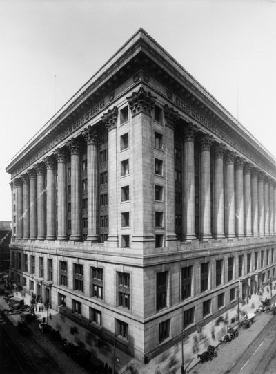City Hall and County Building, Chicago, Illinois, USA, c.1905 by Barnes and Crosby