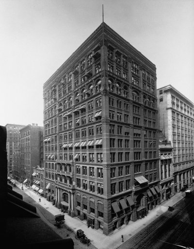 Home Insurance Building, Chicago, Illinois, USA, c.1905 by Barnes and Crosby