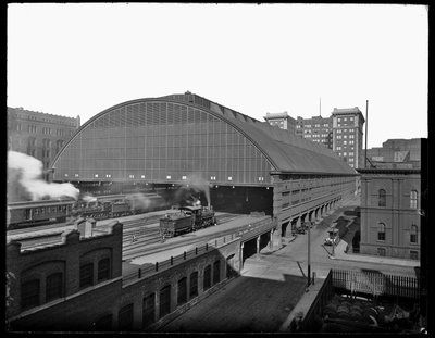 LaSalle Street Station, Chicago, Illinois, USA, c.1905 by Barnes and Crosby