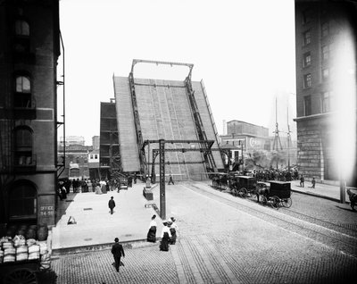 State Street Bridge, Chicago, Illinois, USA, c.1905 by Barnes and Crosby