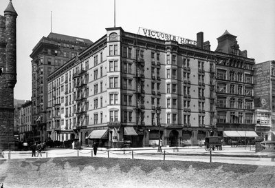Victoria Hotel, Chicago, Illinois, USA, c.1900 by Barnes and Crosby