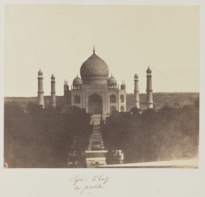 Agra, The Taj, General View by Baron Alexis de La Grange