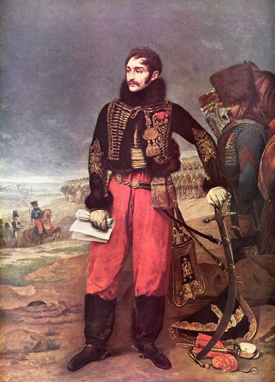 Portrait of Antoine-Charles-Louis, Comte de Lasalle by Baron Antoine Jean (after) Gros
