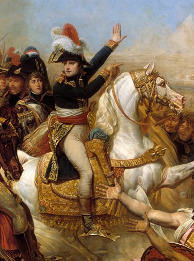 Campaign of Egypt (1798-1801): Napoleon Bonaparte Haranguing the Army Before the Battle of the Pyramids, July 21 by Baron Antoine Jean Gros