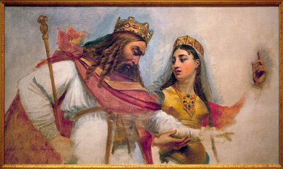 Clovis and Clothilde; Clovis I, King of the Franks and His Wife Clothilde, Who Converted Him to the Catholic Faith by Baron Antoine Jean Gros