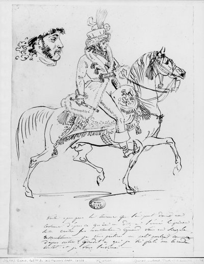 Equestrian Portrait of Prince Joachim Murat by Baron Antoine Jean Gros
