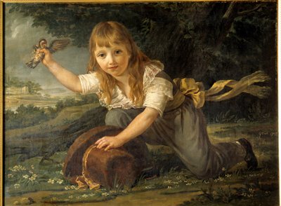 Portrait of Paulin des Hours as a Child by Baron Antoine Jean Gros