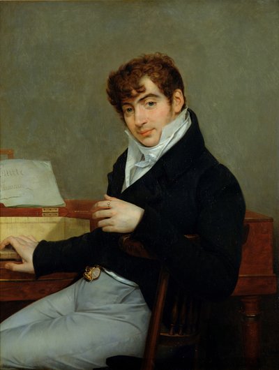 Portrait of Pierre Zimmermann by Baron Antoine Jean Gros