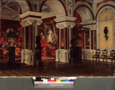 Drawing Room by Baron Ernest Friedrich von Liphart