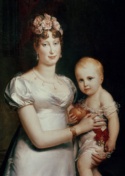 Marie-Louise of Habsbourg-Lorraine and the King of Rome (detail) by Baron François Pascal Simon Gérard