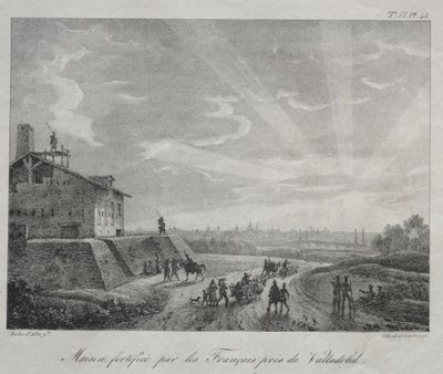Spanish Campaign: A Building Fortified by the French near Valladolid by Baron Louis Albert Guillain Bacler d