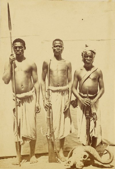 Companions of Speeke and Grant Returned with Them to Cairo from the Journey of Discovery of the Sources of the Nile by Baron Paul des Granges