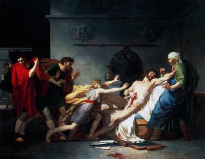 The death of Cato the Younger also known as Uticensis by Baron Pierre Narcisse Guerin