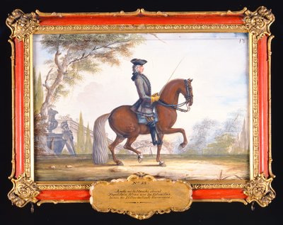 No. 13 Dressage Steps Performed by a Neapolitan Horse of the Spanish Riding School Called Alzan by Baron Reis Eisenberg