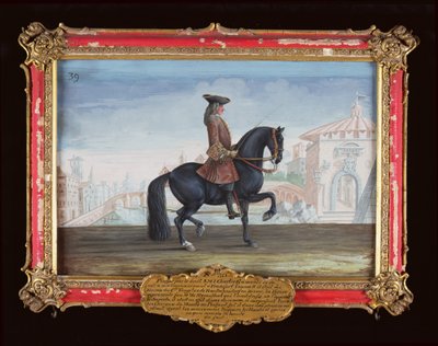 No. 39 Le Superbe, a Horse of the Spanish Riding School Performing a Dressage Movement Called a Piaffe by Baron Reis Eisenberg