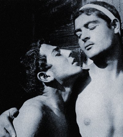 Study of Two Male Nudes, Sicily by Baron Wilhelm von Gloeden