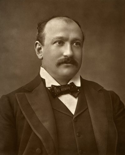 British actor Augustus Harris in Human Nature, 1886 by Barraud
