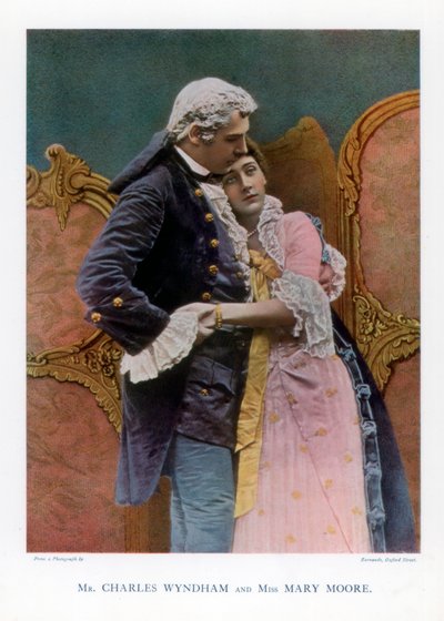 Charles Wyndham and Mary Moore, English Actors by Barraud