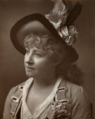 Lydia Thompson, British Dancer, Actress and Theatrical Producer, 1886 by Barraud