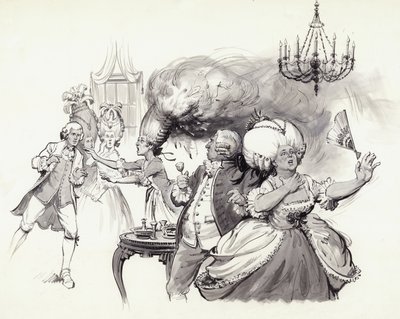 Wigs alight by Barrie Linklater
