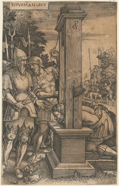 Adam and Eve by Barthel Beham