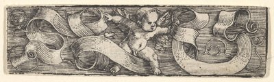 Boy Stepping to the Right over Banderoles by Barthel Beham
