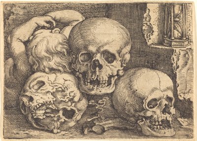 Child with Three Skulls by Barthel Beham