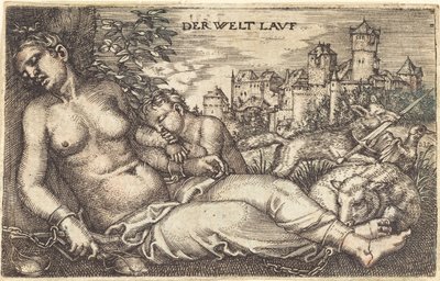 Sleeping Justice by Barthel Beham