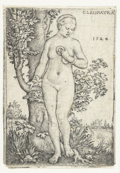 Death of Cleopatra with Snake by a Fig Tree by Barthel Beham