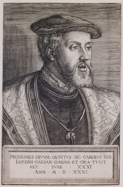 Emperor Charles V by Barthel Beham