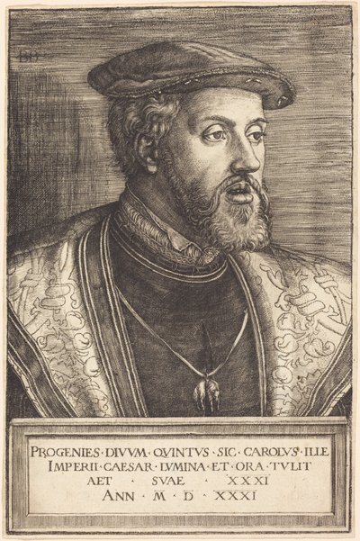 Emperor Charles V by Barthel Beham