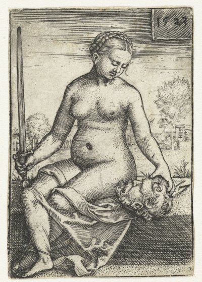 Judith with the Head of Holofernes and Sword by Barthel Beham