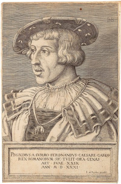 Portrait of Emperor Ferdinand I by Barthel Beham