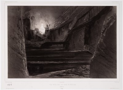 View Taken in the Mines of Wieliczka, Poland, 20th March 1840, engraved by Sabatier by Barthelemy after Lauvergne