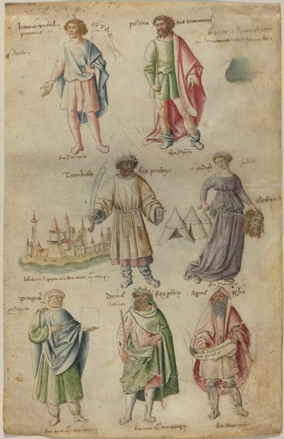 Seven Famous Figures from Ancient History by Barthélemy van Eyck