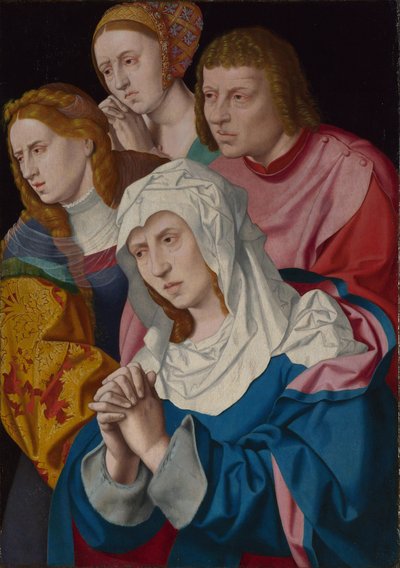 The Virgin, Saint John, Saint Mary Magdalene and a Holy Woman by Bartholomaeus Bruyn
