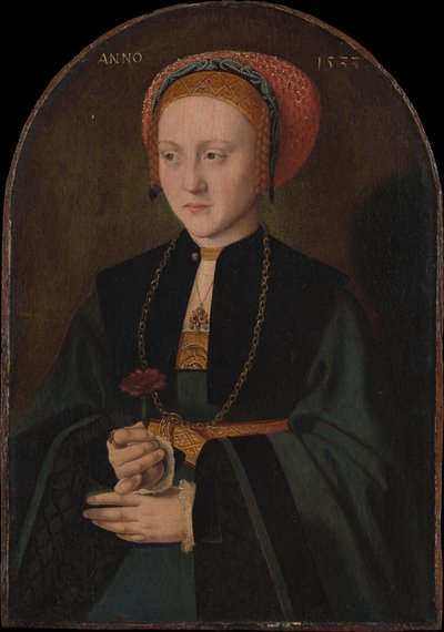 Portrait of a Woman, 1533 by Bartholomaeus Bruyn the Elder