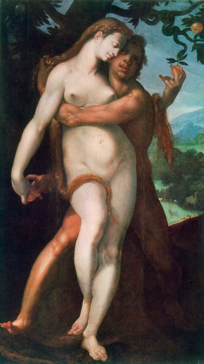 Adam and Eve, c1566-1611 by Bartholomaeus Spranger