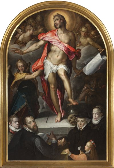 Epitaph of Goldsmith Nicolas Mueller of Prague by Bartholomaeus Spranger