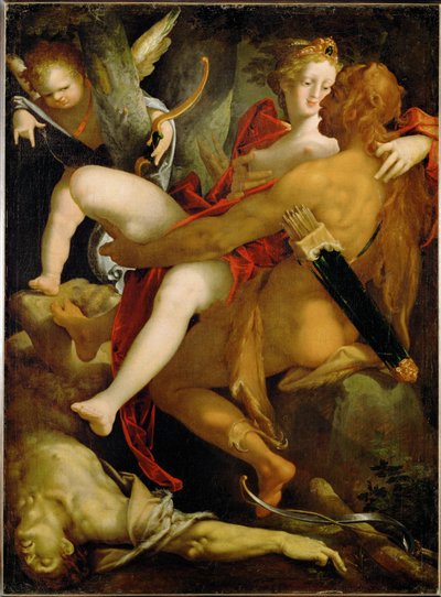 Hercules, Deianira and the Dead Centaur Nessus by Bartholomaeus Spranger