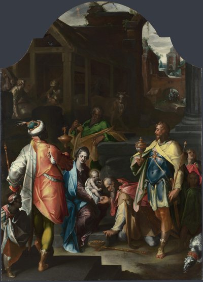 The Adoration of the Kings by Bartholomaeus Spranger