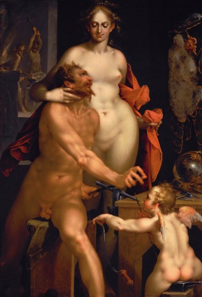 The Visit of Venus to Vulcan, c. 1610 by Bartholomaeus Spranger