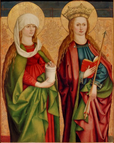 Saint Mary Magdalene and Ursula by Bartholomäus Zeitblom