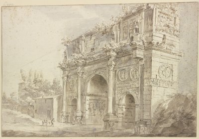 Arch of Constantine in Rome by Bartholomeus Breenbergh