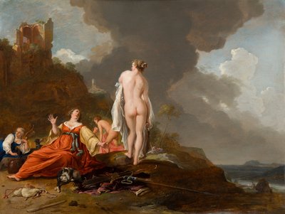 Landscape with Hunting Nymphs (and Diana?) by Bartholomeus Breenbergh