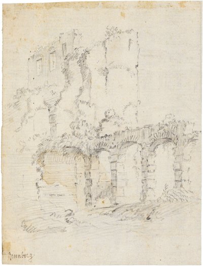Roman Ruins by Bartholomeus Breenbergh